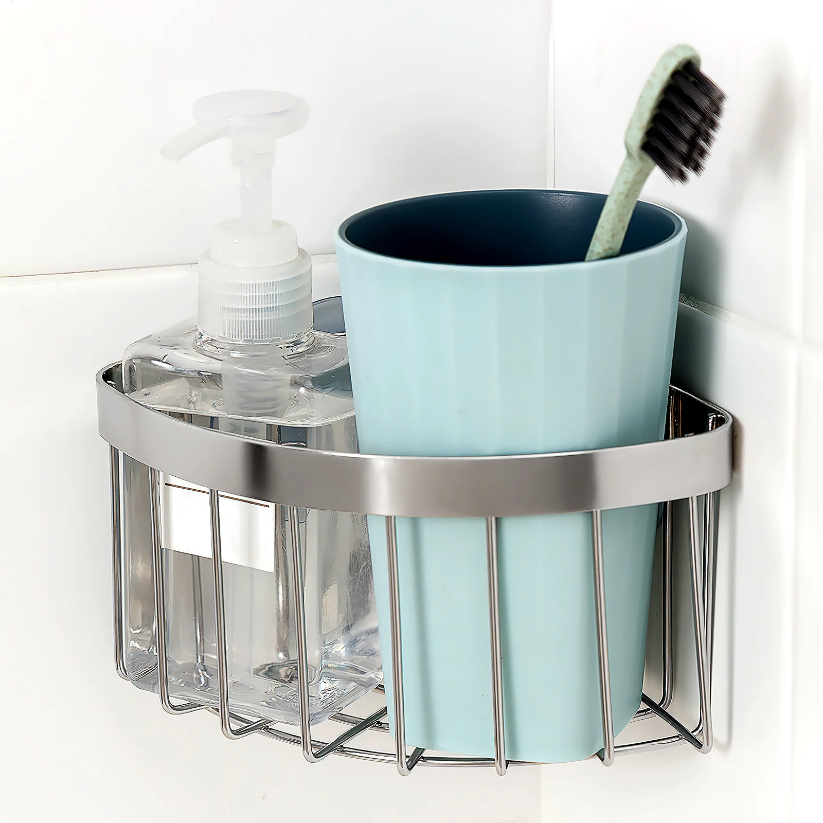 Kitchen Sink Sponge Holder 304 Stainless Steel Corner Suction Cup Rack Drain Storage Basket For Sink Organizer
Kitchen Sink Sponge Holder 304 Stainless Steel Corner Suction Cup Rack Drain Storage Basket For Sink Organizer