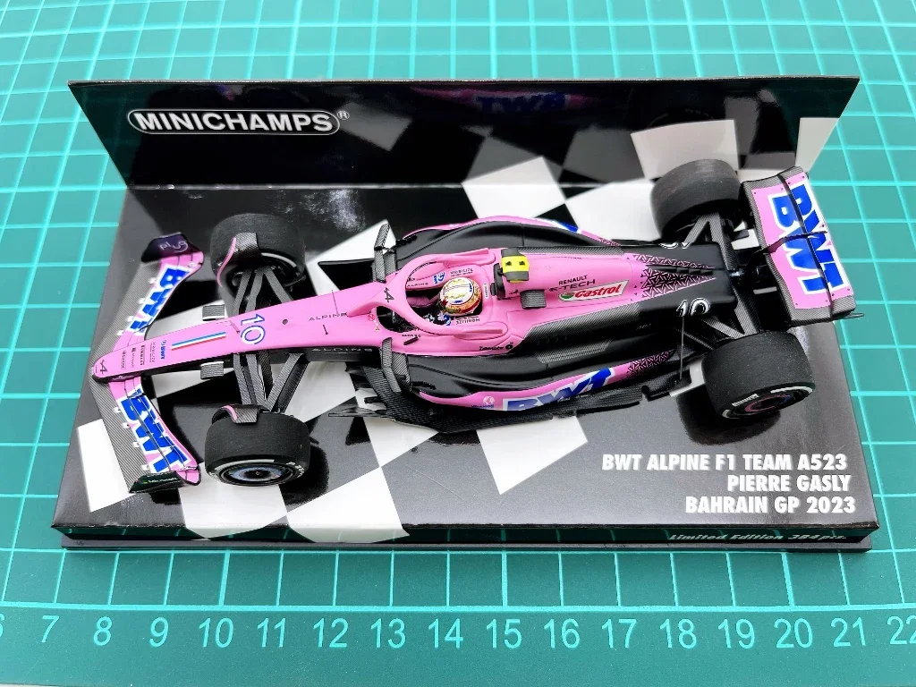 Minichamps 1:43 F1 A523 Gasly 2023, моделирование Bahrain, ограниченная серия, комплект статической сборки, игрушки в подарок
Minichamps 1:43 F1 A523 Gasly 2023, моделирование Bahrain, ограниченная серия, комплект статической сборки, игрушки в подарок