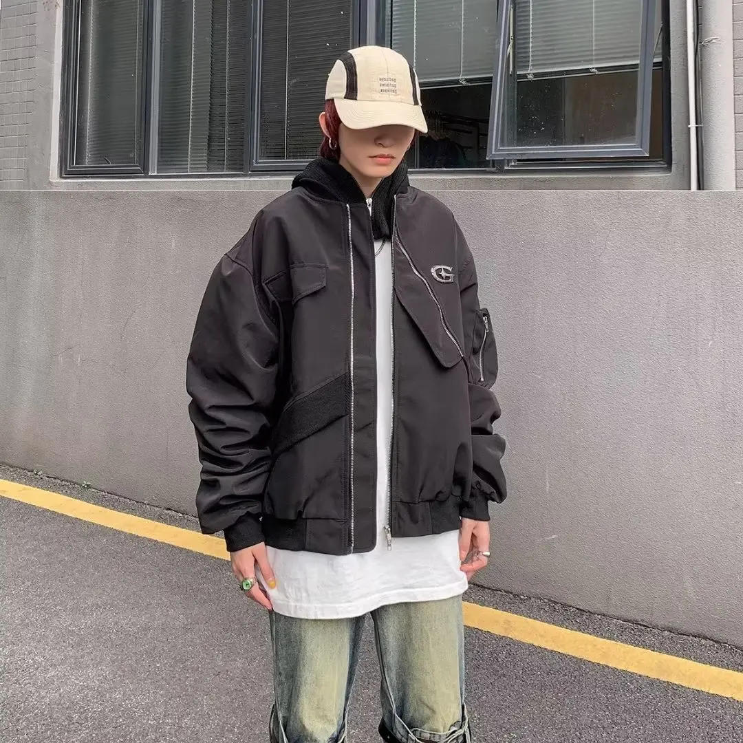 Loose American Sle Baseball Jaet Autumn Winter plus Size 250 Pou Casual Flight Coat Asymmetrical Couple's Jaet
Loose American Sle Baseball Jaet Autumn Winter plus Size 250 Pou Casual Flight Coat Asymmetrical Couple's Jaet