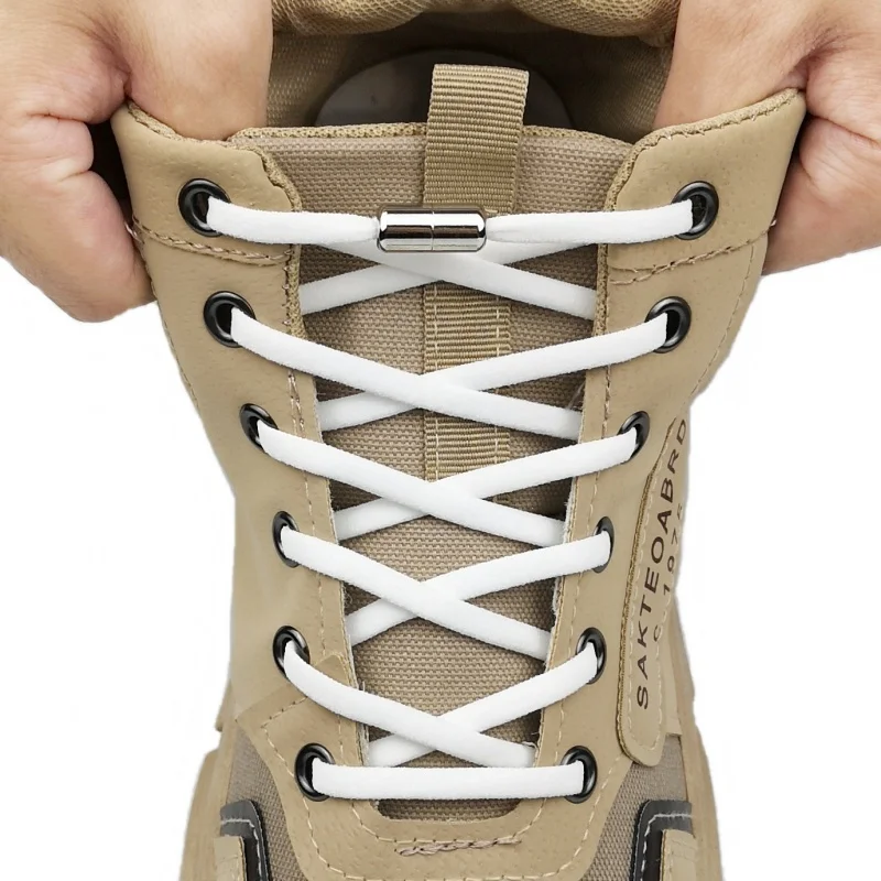 Unisex Round Elastic Shoelaces Metal lock No Tie Shoelace Kids Adult Leisure Sneakers Quick Safety Lazy Laces
Unisex Round Elastic Shoelaces Metal lock No Tie Shoelace Kids Adult Leisure Sneakers Quick Safety Lazy Laces