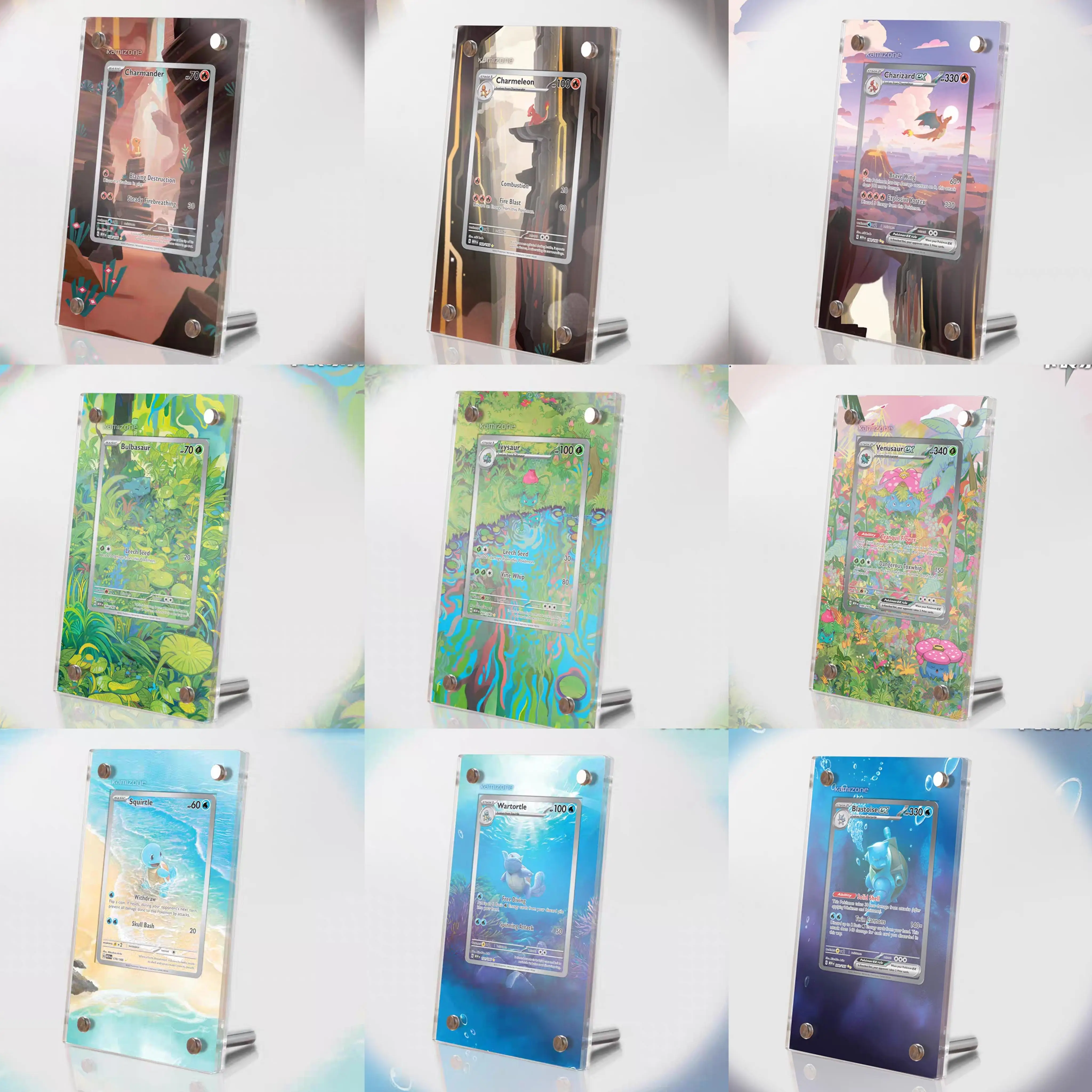 Exclusive Card Brick Stand for PTCG Pokemon Rating Card Anime Figure Ivysaur Blastoise Squirtle Wartortle Display Stand No Card
Exclusive Card Brick Stand for PTCG Pokemon Rating Card Anime Figure Ivysaur Blastoise Squirtle Wartortle Display Stand No Card