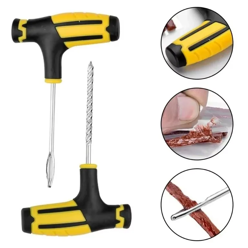 Uiz All-in-One Car Tire Repair Kit -Tubeless Tyre Puncture Plug Tool Set for Auto/Bike with Rubber Strips
Uiz All-in-One Car Tire Repair Kit -Tubeless Tyre Puncture Plug Tool Set for Auto/Bike with Rubber Strips