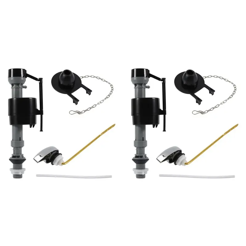 ABWZ-2X Universal Toilet Flusher Replacement Kit Toilet Flush Flapper Repair Kit Include Toilet Fill Valve Flapper Handle
ABWZ-2X Universal Toilet Flusher Replacement Kit Toilet Flush Flapper Repair Kit Include Toilet Fill Valve Flapper Handle