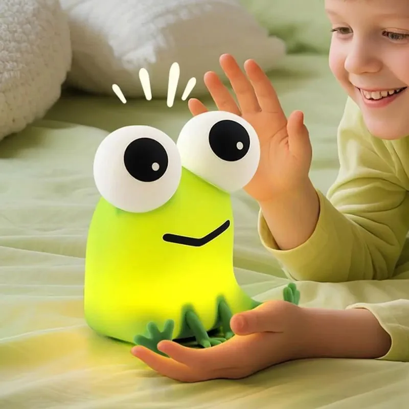 Cute Frog Night Light Rechargeable LED Bedside Lamp for Bedroom Nursery Breastfeeding Bathroom Desk Table Indoor Room Decor
Cute Frog Night Light Rechargeable LED Bedside Lamp for Bedroom Nursery Breastfeeding Bathroom Desk Table Indoor Room Decor