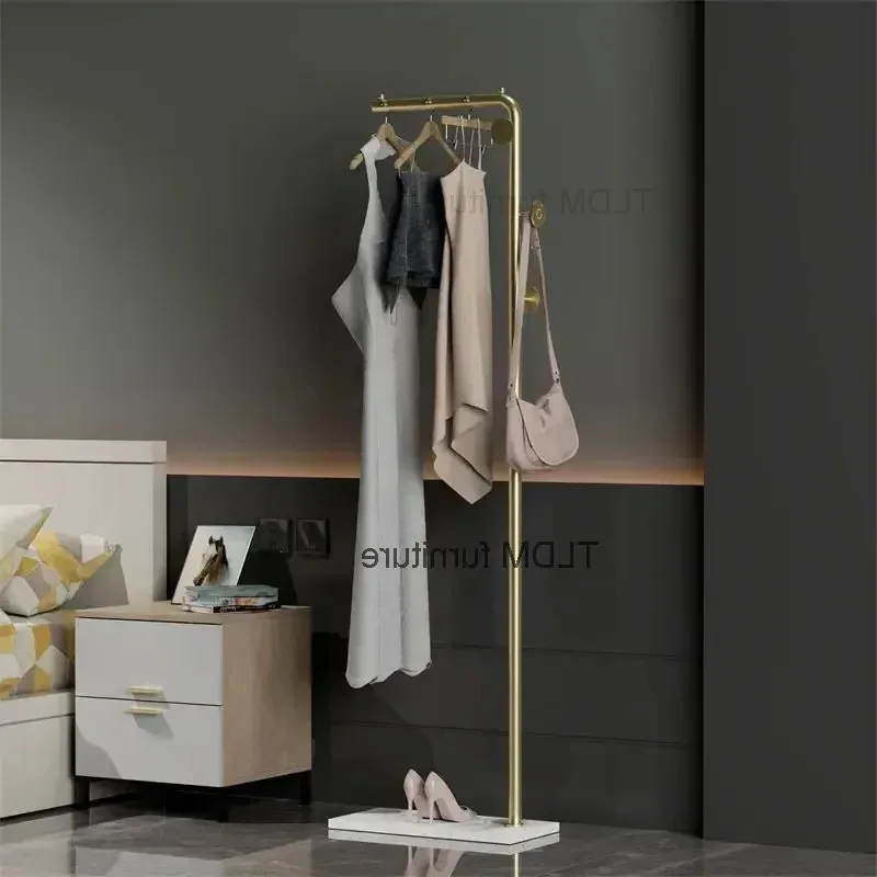 Light Luxury Wrought Iron Floor Coat Racks for Bedroom Furniture Household Clothes Rack Modern Simple Hanger Hallway Drying Rack
Light Luxury Wrought Iron Floor Coat Racks for Bedroom Furniture Household Clothes Rack Modern Simple Hanger Hallway Drying Rack