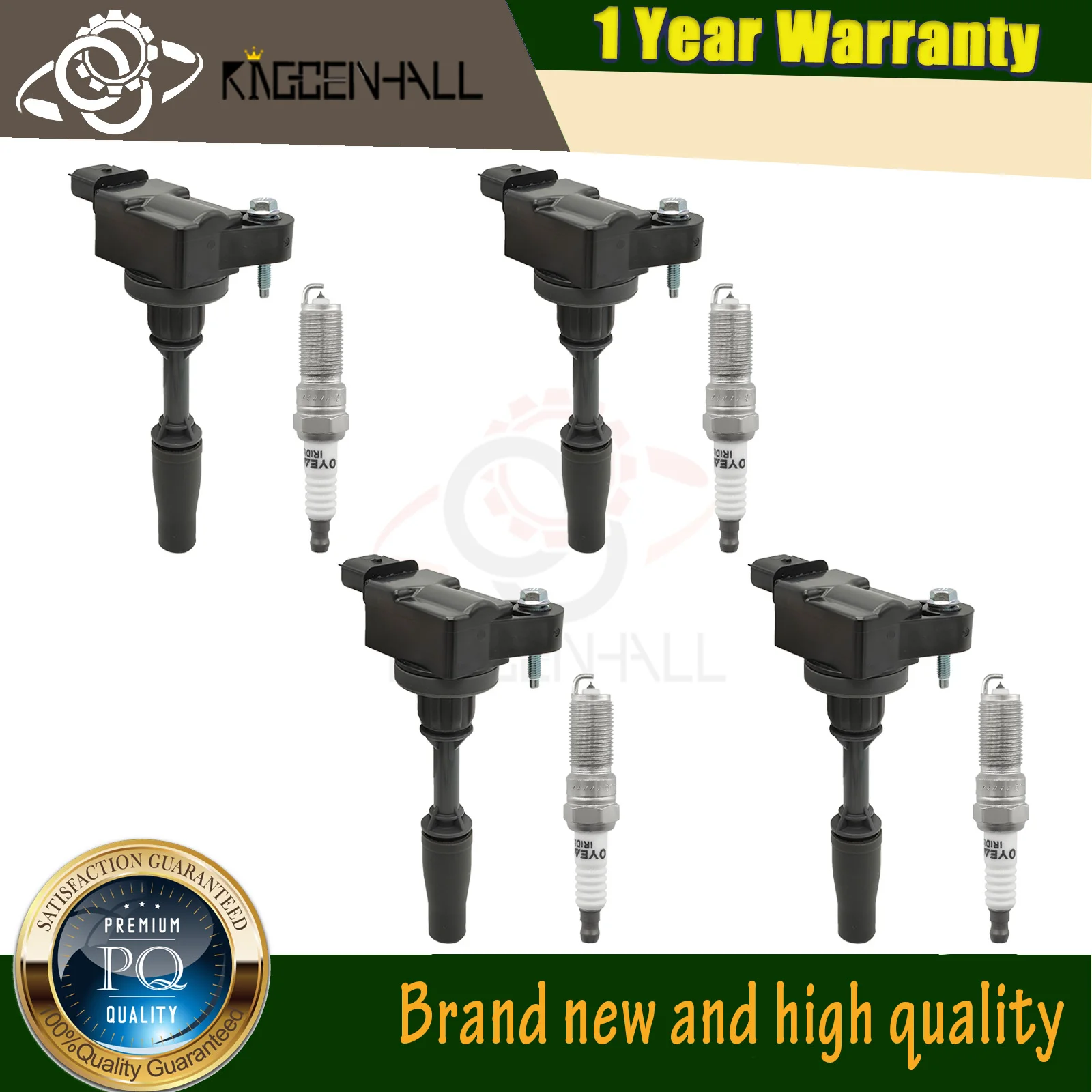 Комплект из 4 катушек зажигания иридиевых свечей зажигания для Buick Envision 2016-2020 2017-2020 2.5L GMC Canyon 2015-2022 2.5L 1208114
Комплект из 4 катушек зажигания иридиевых свечей зажигания для Buick Envision 2016-2020 2017-2020 2.5L GMC Canyon 2015-2022 2.5L 1208114