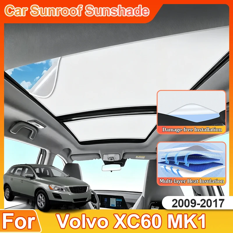 Car Sunshade For Volvo XC60 Accessories 2009-2017 2015 2016 MK1 Anti UV Sunroof Sun Shade Shield Electrostatic Adsorption Tools
Car Sunshade For Volvo XC60 Accessories 2009-2017 2015 2016 MK1 Anti UV Sunroof Sun Shade Shield Electrostatic Adsorption Tools
