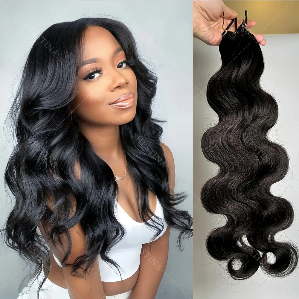 Наборы волос Body Wave 12A для плетения крючком, натуральные черные, гладкие и блестящие, невидимые нити, парик-косичка
Наборы волос Body Wave 12A для плетения крючком, натуральные черные, гладкие и блестящие, невидимые нити, парик-косичка