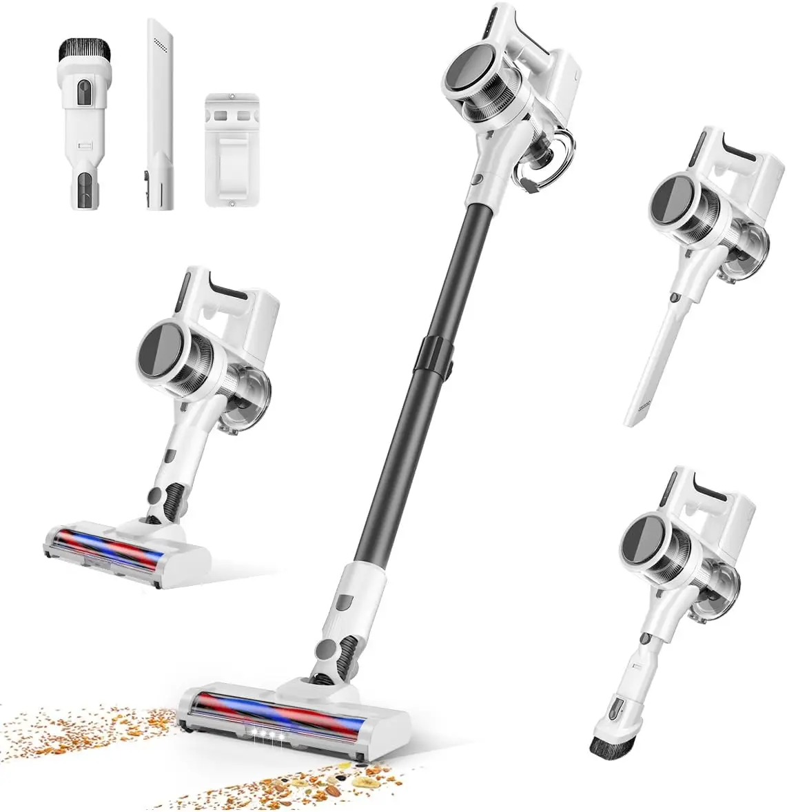 Cordless Vacuums, 80,000PRM Powerful Motor Vacuum Cleaner and 2200mAH Rechargeable Battery up to 35 Mins Worktime, 2
Cordless Vacuums, 80,000PRM Powerful Motor Vacuum Cleaner and 2200mAH Rechargeable Battery up to 35 Mins Worktime, 2