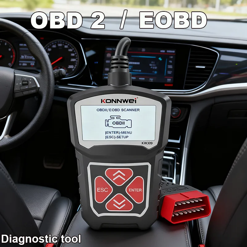 OBD2 Scan tool Portable Scanner Car Reader Oil Lamp Reset Service Multiple Languages Automotive Diagnostic Tools Ecu reader EOBD
OBD2 Scan tool Portable Scanner Car Reader Oil Lamp Reset Service Multiple Languages Automotive Diagnostic Tools Ecu reader EOBD