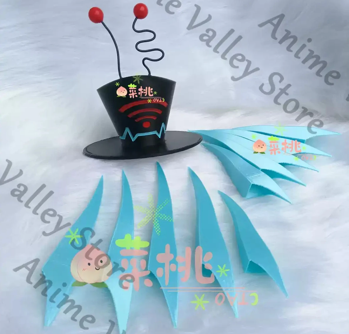 Anime Hazbin Hotel VOX Cosplay Cap Headgear Prop Cartoon Hat Blue Finger Nails Comic Exhibition Equipment Props Xmas Gift
Anime Hazbin Hotel VOX Cosplay Cap Headgear Prop Cartoon Hat Blue Finger Nails Comic Exhibition Equipment Props Xmas Gift