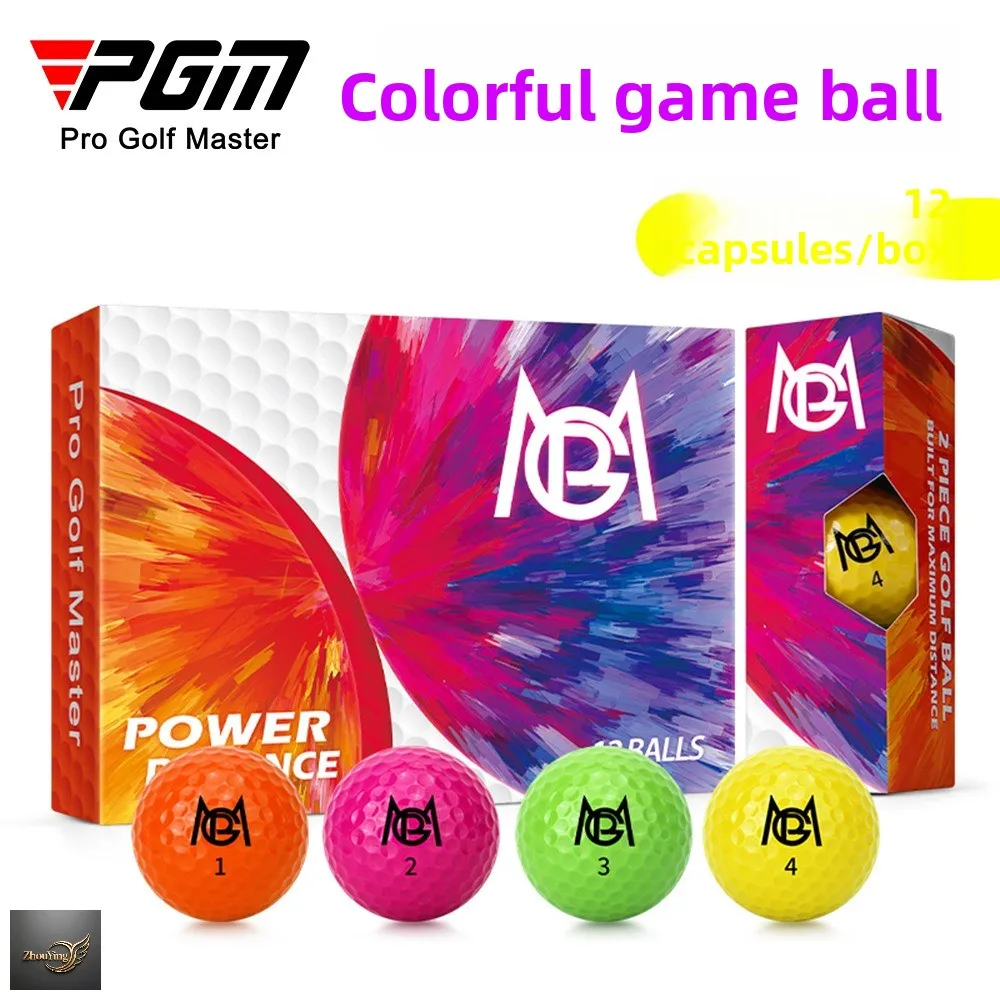 PGM Two-Layer Colored Golf Balls, Competition Practice Golf Balls 12PCS Gift Box Q029
PGM Two-Layer Colored Golf Balls, Competition Practice Golf Balls 12PCS Gift Box Q029