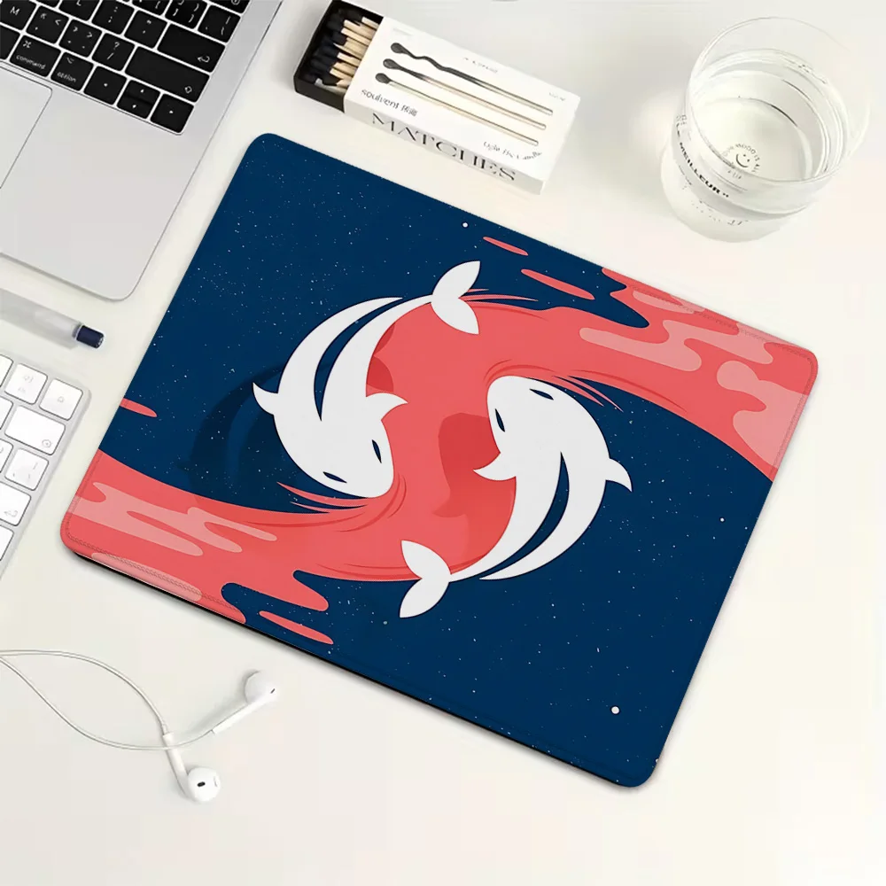 Коврик для мыши Double Fish Tai Chi, маленький, резиновый, для игровых мышей, механических клавиатур, аксессуары для ПК, коврик для компьютерного стола
Коврик для мыши Double Fish Tai Chi, маленький, резиновый, для игровых мышей, механических клавиатур, аксессуары для ПК, коврик для компьютерного стола