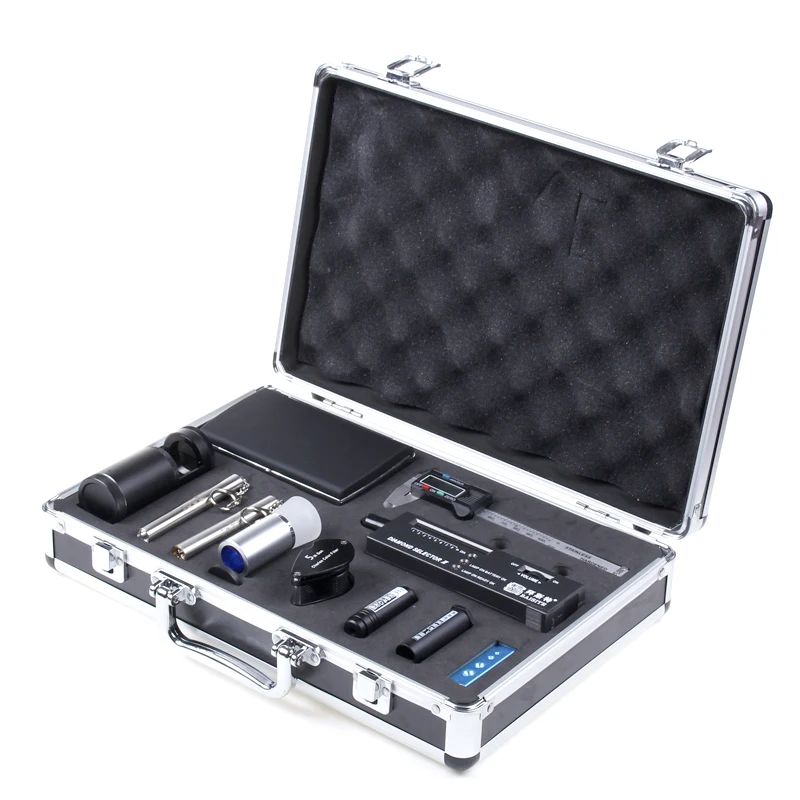Jade Diamond Identification Tool Set Magnifying Glass Color Filter Treasure Two-Color Spectroscopic Thermal Conductivity Beads
Jade Diamond Identification Tool Set Magnifying Glass Color Filter Treasure Two-Color Spectroscopic Thermal Conductivity Beads