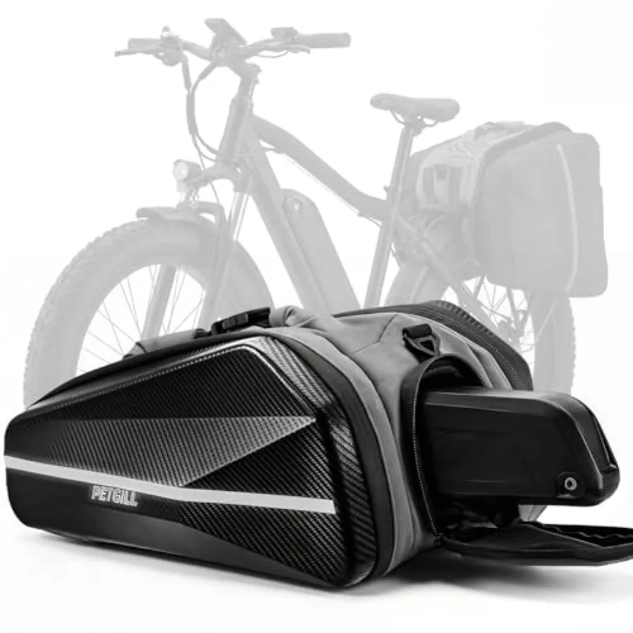 Ebike Battery Bag 40L Hard Shell Waterproof Electric Bicycle Rear Rack Bag with Reflective Strips and Shoulder Straps bike rack
Ebike Battery Bag 40L Hard Shell Waterproof Electric Bicycle Rear Rack Bag with Reflective Strips and Shoulder Straps bike rack