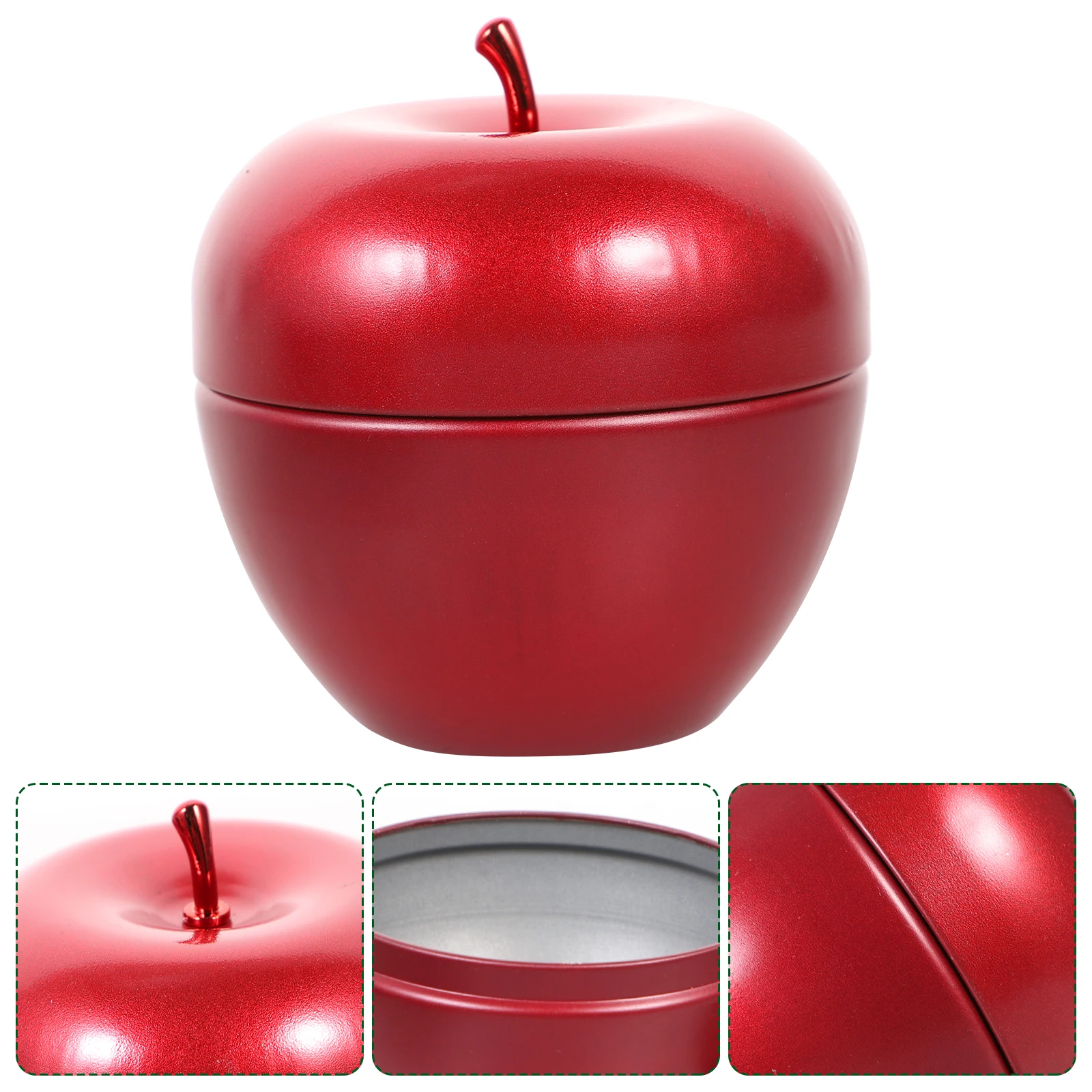 Mini Metal Tea Canister Airtight Food Storage Round Tinplate Container Household Mini Metal Jar Apple Shaped Jar Tea Canister
Mini Metal Tea Canister Airtight Food Storage Round Tinplate Container Household Mini Metal Jar Apple Shaped Jar Tea Canister