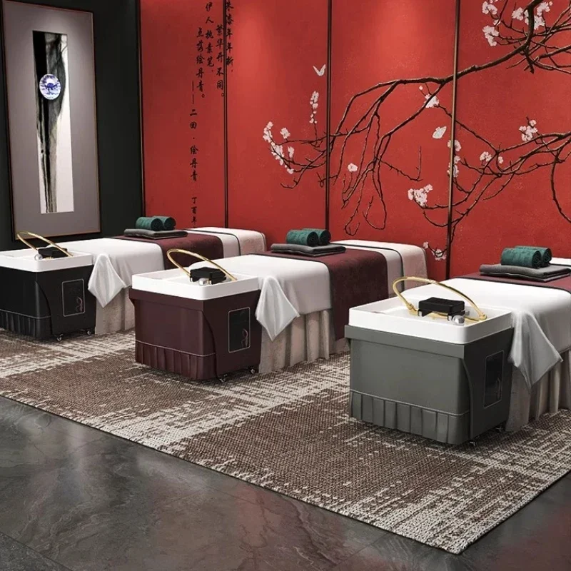 Headspa Bed Massage Shampoo Chair Hairdressing Basin Professional Hair Spa Washing Chinese Wash Beauty Salon Porcelain Washbasin
Headspa Bed Massage Shampoo Chair Hairdressing Basin Professional Hair Spa Washing Chinese Wash Beauty Salon Porcelain Washbasin