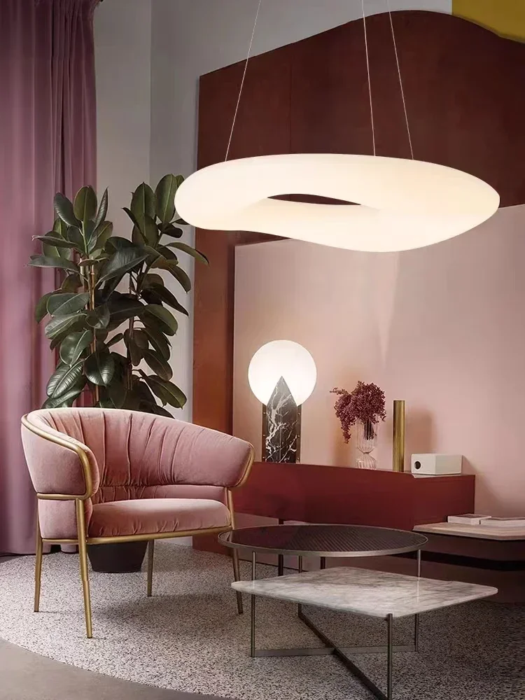 Simple Acrylic Eye Protection Chandelier Nordic Creative Style Pendant Light Living Room Bedroom Ring Donut LED Ceiling Lamp
Simple Acrylic Eye Protection Chandelier Nordic Creative Style Pendant Light Living Room Bedroom Ring Donut LED Ceiling Lamp