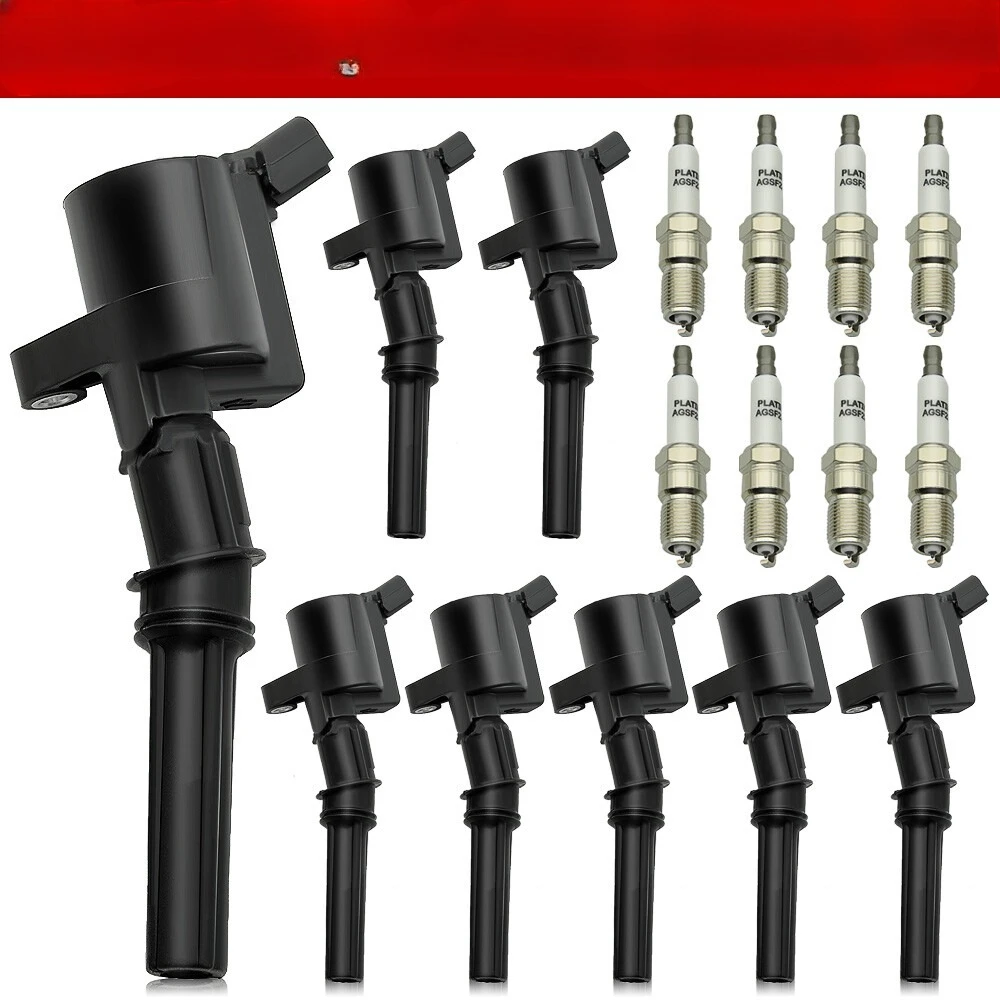 8x Spark Plugs & Iridium Ignition Coils For Ford F-150 Lincoln 4.6L 5.4L DG508
8x Spark Plugs & Iridium Ignition Coils For Ford F-150 Lincoln 4.6L 5.4L DG508