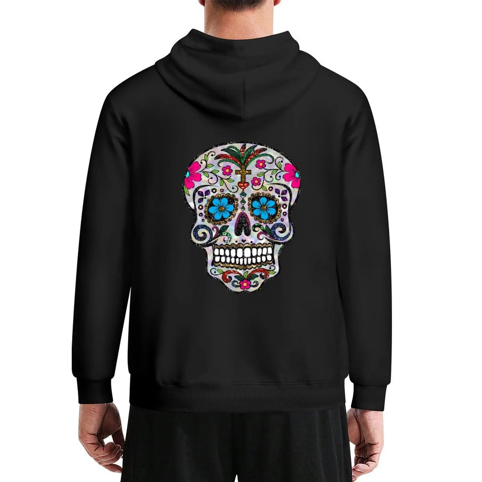 sequin print Sugar Skulls Hoodie male clothes men clothes mens clothes korean autumn graphic hoodie 
sequin print Sugar Skulls Hoodie male clothes men clothes mens clothes korean autumn graphic hoodie