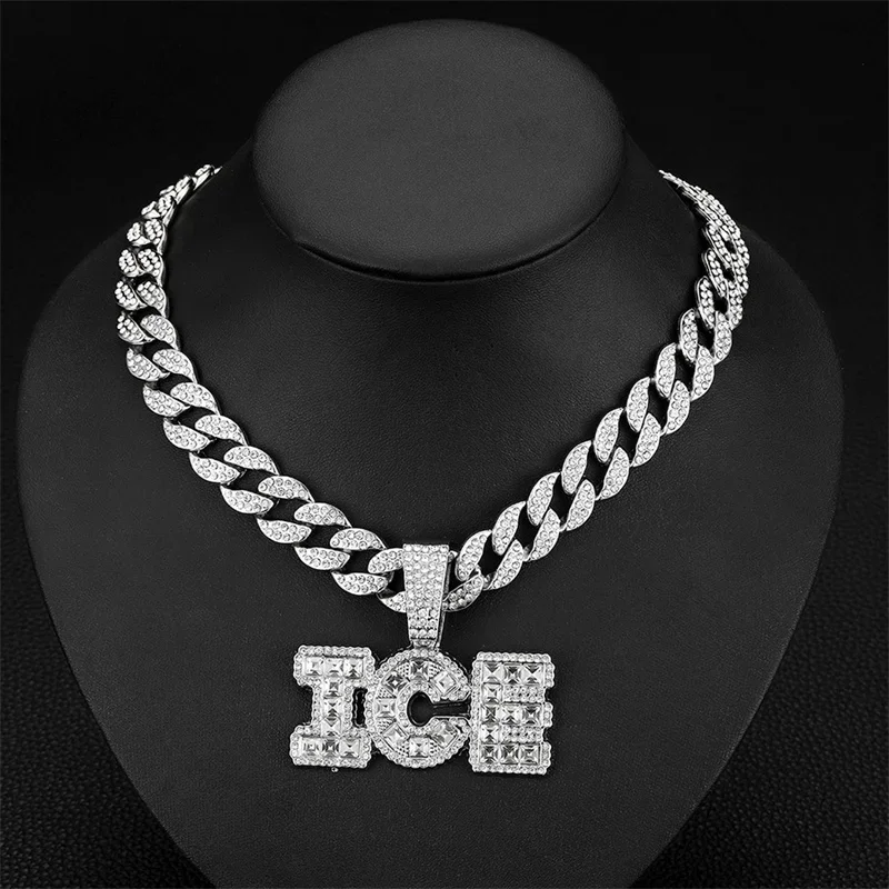 Men Women Hip Hop purple Crystal letter ICE Pendant Necklace with 13mm Cuban Chain Iced Out HipHop Choker Fashion Jewelry
Men Women Hip Hop purple Crystal letter ICE Pendant Necklace with 13mm Cuban Chain Iced Out HipHop Choker Fashion Jewelry