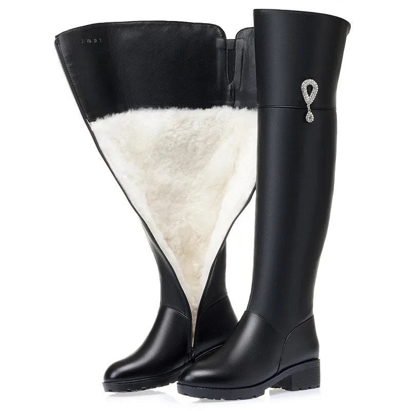 DIMANYU Over The Knee Boots Ladies Genuine leather Winter Large Size Women Long Boots Natural Wool Warm Knee Boots Ladies
DIMANYU Over The Knee Boots Ladies Genuine leather Winter Large Size Women Long Boots Natural Wool Warm Knee Boots Ladies
