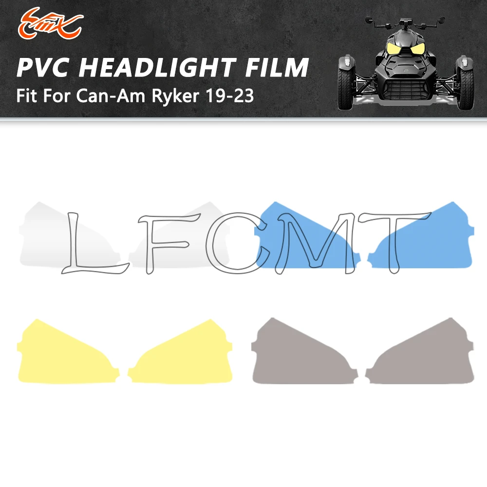 Motorcycle Front Headlight Transparent Protective Film Decor Stickers Fit for Can-Am Ryker 2019-2023
Motorcycle Front Headlight Transparent Protective Film Decor Stickers Fit for Can-Am Ryker 2019-2023