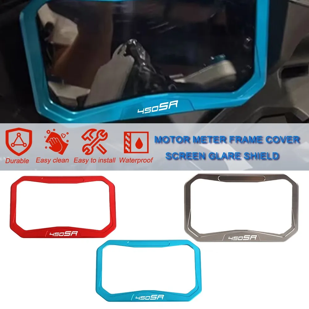 2024 2023 2022 New Motorcycle Meter Frame Cover FOR CFMOTO 450SR 450 SR 2022-2024 Screen Glare Shield Instrument Display Guard
2024 2023 2022 New Motorcycle Meter Frame Cover FOR CFMOTO 450SR 450 SR 2022-2024 Screen Glare Shield Instrument Display Guard