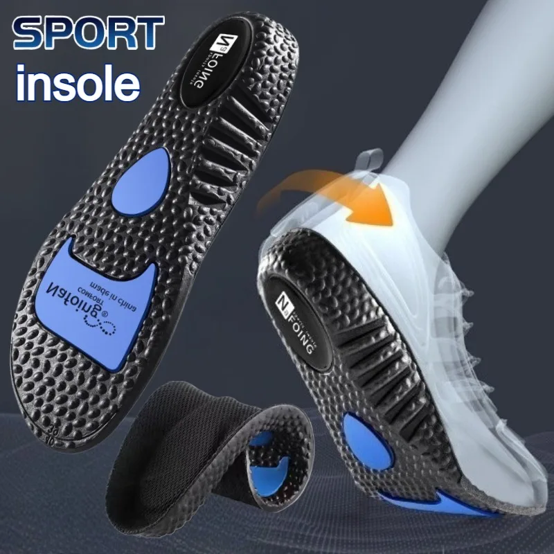 Breathable Soft Sole Sports Insoles for Men Shock Absorbing Comfortable Summer Workout Shoe Cushion Support All Day Standing
Breathable Soft Sole Sports Insoles for Men Shock Absorbing Comfortable Summer Workout Shoe Cushion Support All Day Standing