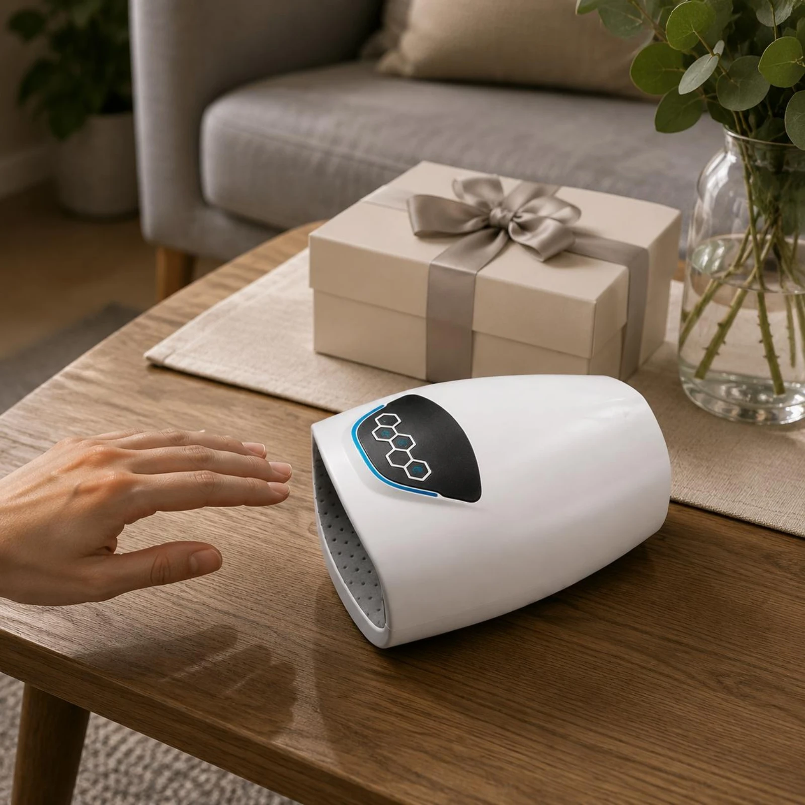 Hand and Finger Massager Dotted Dotted Lining Electric Hand Massager Massage Machine Heat Treatment Wellness Device ABS
Hand and Finger Massager Dotted Dotted Lining Electric Hand Massager Massage Machine Heat Treatment Wellness Device ABS
