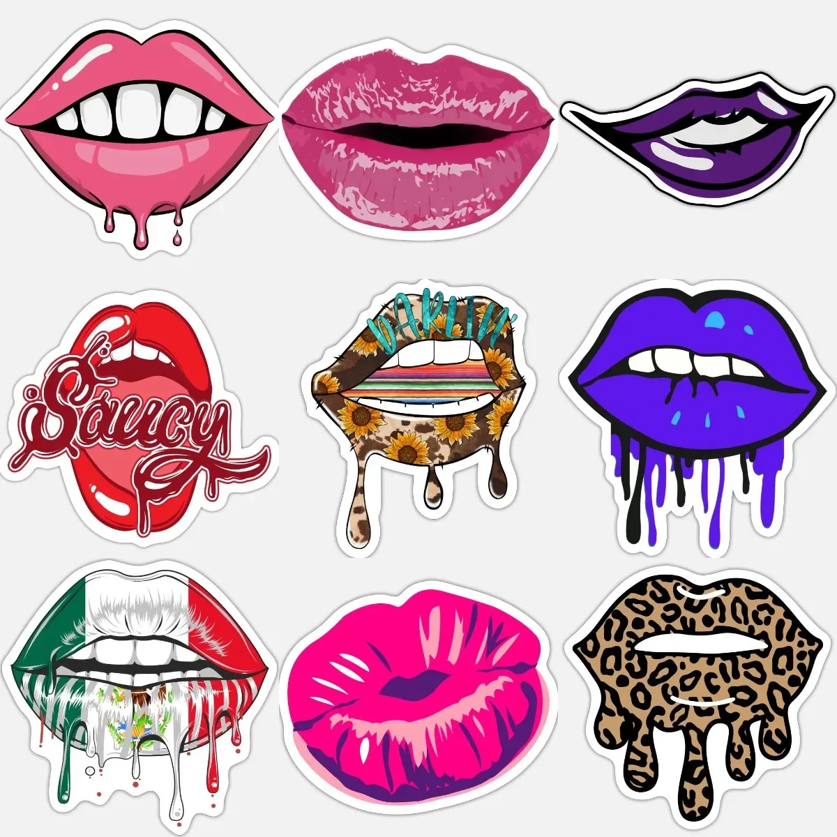Sexy Lips Kiss Creative Personalized PVC Sticker for Decorate Table Fridge Wall Car Van Helmet Bumper Window Decal Accessories
Sexy Lips Kiss Creative Personalized PVC Sticker for Decorate Table Fridge Wall Car Van Helmet Bumper Window Decal Accessories