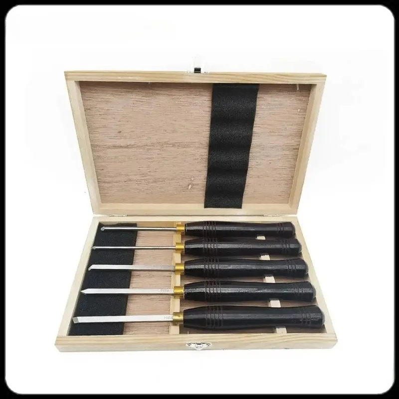5Pcs HSS Lathe Chisel Set Woodworking Turning Tool Set HSS High Speed Steel Semicircle Knife Hand-Held Wooden Turning Tool
5Pcs HSS Lathe Chisel Set Woodworking Turning Tool Set HSS High Speed Steel Semicircle Knife Hand-Held Wooden Turning Tool