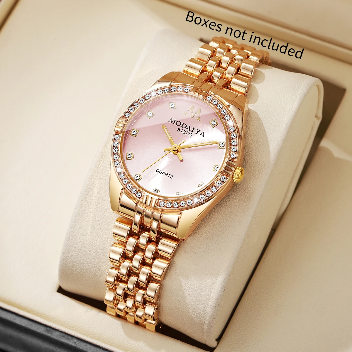 Модные женские кварцевые часы со стразами, роскошные женские наручные часы с ремешком из нержавеющей стали, часы для девочек (без коробки)
Модные женские кварцевые часы со стразами, роскошные женские наручные часы с ремешком из нержавеющей стали, часы для девочек (без коробки)