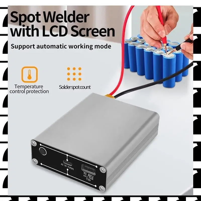 A44U Spot Welder Adjustable 30 Gears OLED Screen 5000Mah Lipo Include For Max 0.15Mm Nickel Strip Portable Spot Welding DH-30
A44U Spot Welder Adjustable 30 Gears OLED Screen 5000Mah Lipo Include For Max 0.15Mm Nickel Strip Portable Spot Welding DH-30