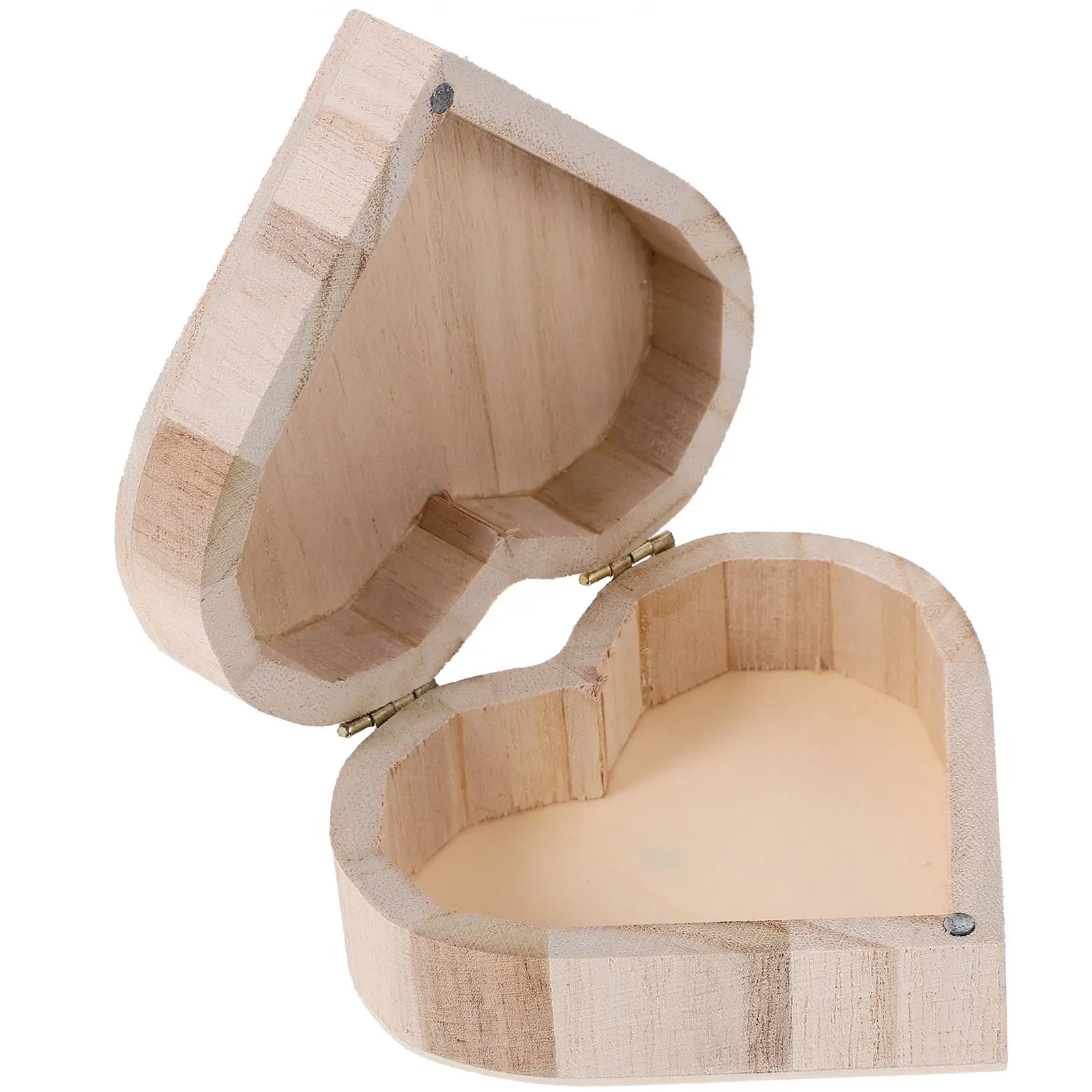Wooden Jewelry Box Heart-shaped Storage Container Earring Case Trinket Boxes Makeup Box Wooden Storage Case Small Size Large
Wooden Jewelry Box Heart-shaped Storage Container Earring Case Trinket Boxes Makeup Box Wooden Storage Case Small Size Large