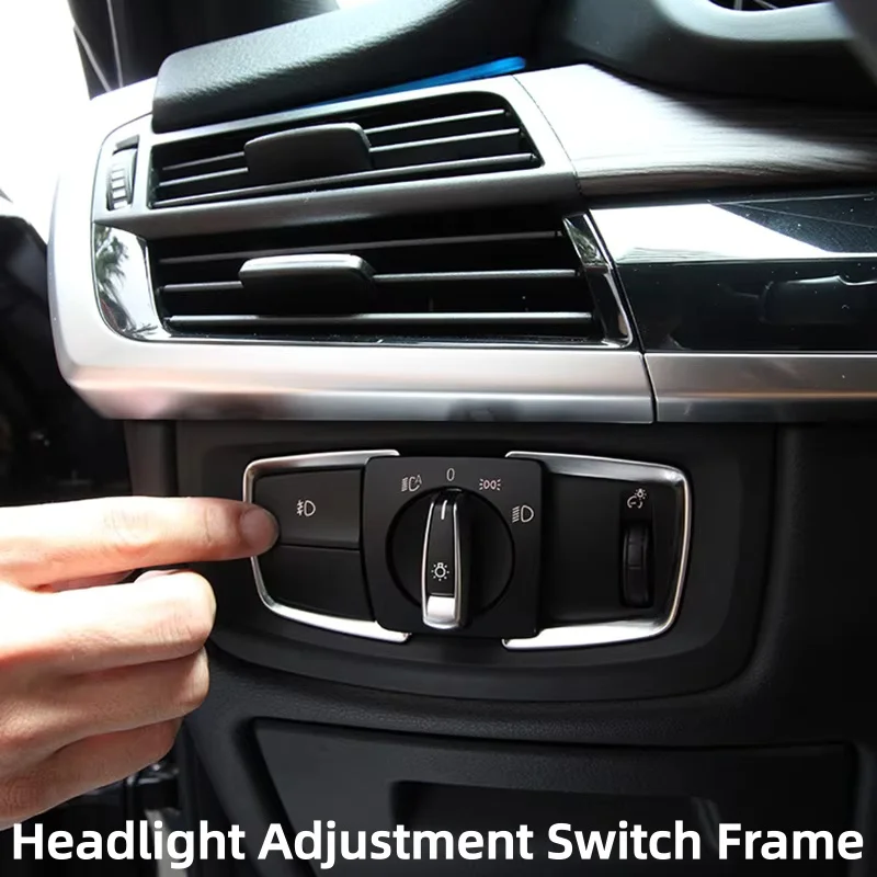 For BMW 1 2 3 4 Series F30 F31 F32 F34 F20 F21 F36 X5 F15 X6 F16 Car Headlight Adjustment Switch Decorative Frame Trim Sticker
For BMW 1 2 3 4 Series F30 F31 F32 F34 F20 F21 F36 X5 F15 X6 F16 Car Headlight Adjustment Switch Decorative Frame Trim Sticker
