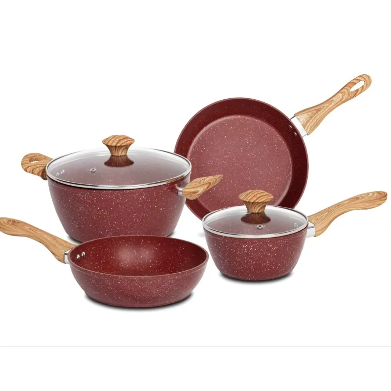 Aluminum forged granite G3 cookware set high quality high material quality
Aluminum forged granite G3 cookware set high quality high material quality