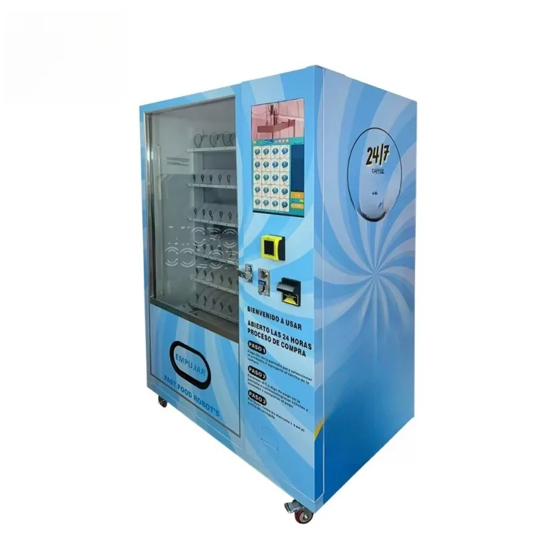 Smart Snack Beverage Vending Machine Self Service Retail Kiosk Cashless Payment System
Smart Snack Beverage Vending Machine Self Service Retail Kiosk Cashless Payment System