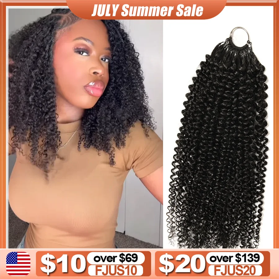 Kinky Curly Crochet Human Hair Knotless Pre-Separated Crochet Hair Extensions 100% Human Hair Full Head Brazilian Hair For Women
Kinky Curly Crochet Human Hair Knotless Pre-Separated Crochet Hair Extensions 100% Human Hair Full Head Brazilian Hair For Women