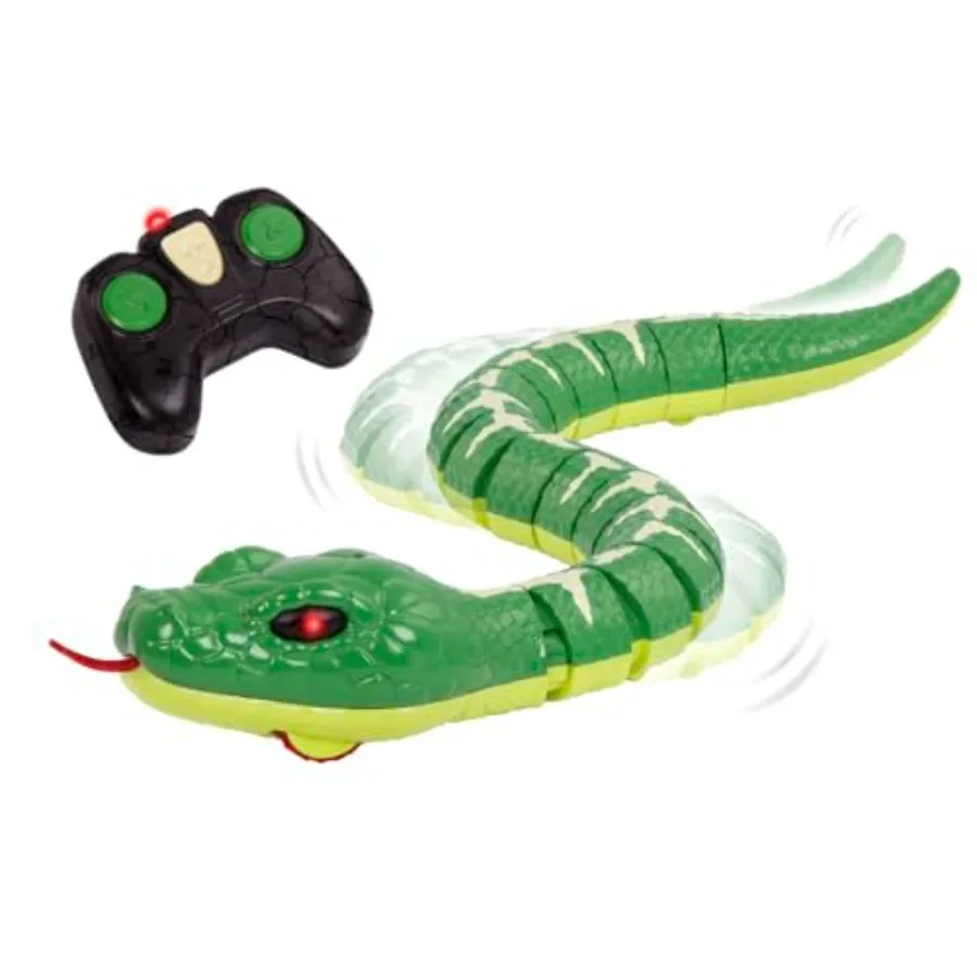 Terra by Battat Remote Control Emerald Tree Boa Snake Toy, Realistic Moving Electronic Animal for with Easy Operation, Fun Rept
Terra by Battat Remote Control Emerald Tree Boa Snake Toy, Realistic Moving Electronic Animal for with Easy Operation, Fun Rept