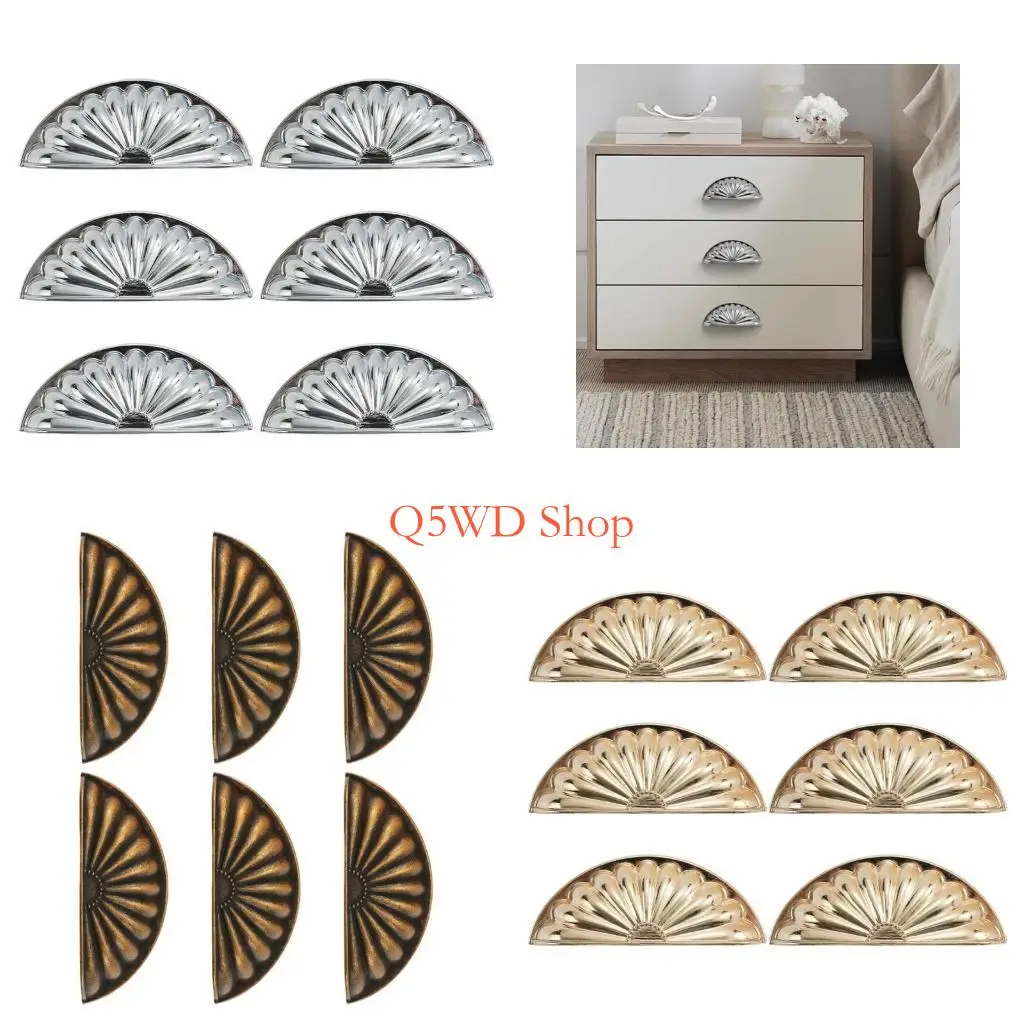Q5WD 6Pcs Metal Knob Drawer Pulls Furniture Handle for Cupboard Wardrobe Enduring
Q5WD 6Pcs Metal Knob Drawer Pulls Furniture Handle for Cupboard Wardrobe Enduring