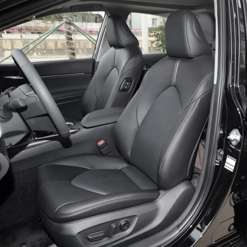 Для Toyota Camry 2017 2018 2019 2020 2021 2022 2023 Чехлы на автомобильные сиденья из искусственной кожи на заказ Полный комплект аксессуаров для защиты салона
Для Toyota Camry 2017 2018 2019 2020 2021 2022 2023 Чехлы на автомобильные сиденья из искусственной кожи на заказ Полный комплект аксессуаров для защиты салона
