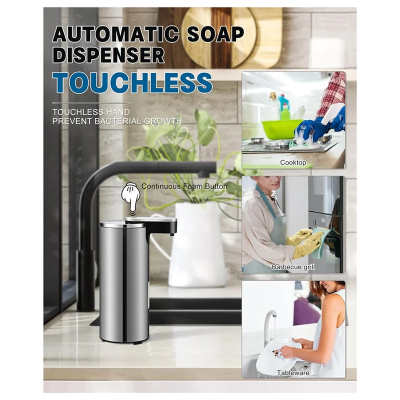 A16Z Soap Dispenser Automatic Electric Soap Dispenser Touchless Simple Human Soap Dispenser Automatic
A16Z Soap Dispenser Automatic Electric Soap Dispenser Touchless Simple Human Soap Dispenser Automatic