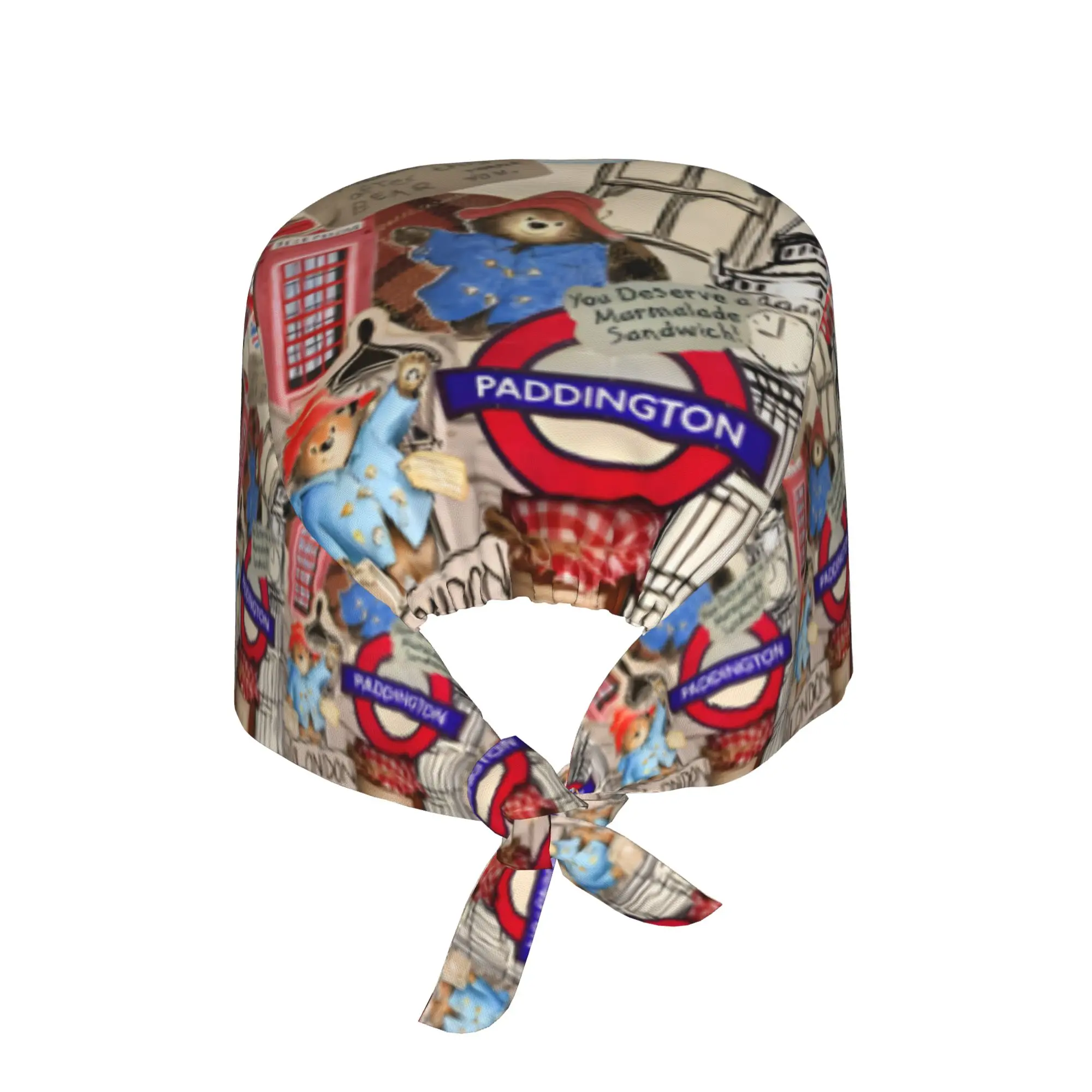 Custom Adjustable P-Paddingtons Cute Bear Working Hat Men Women Kwaii Movie Cartoon Brown Surgical Hat for Dentist
Custom Adjustable P-Paddingtons Cute Bear Working Hat Men Women Kwaii Movie Cartoon Brown Surgical Hat for Dentist
