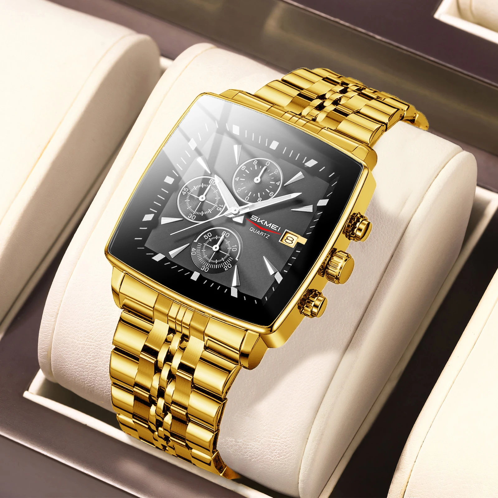 SKMEI кварцевые часы из нержавеющей стали для мужчин и женщин, деловые наручные часы, модные водонепроницаемые секундомеры, мужские часы Reloj Hombre
SKMEI кварцевые часы из нержавеющей стали для мужчин и женщин, деловые наручные часы, модные водонепроницаемые секундомеры, мужские часы Reloj Hombre