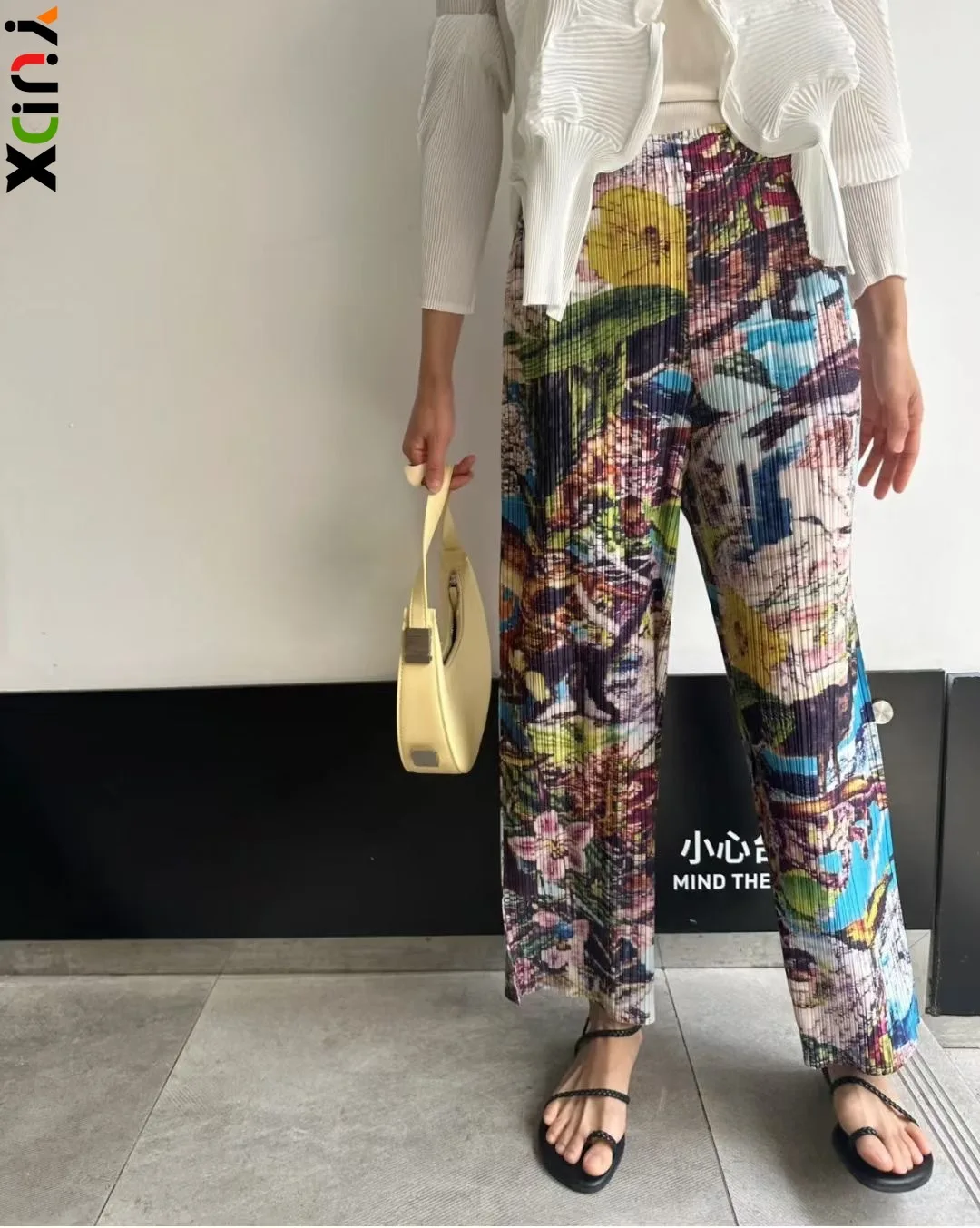 YUDX Vibrant Art Print Miyake Pleated High Elastic Waist Wide Leg Pants Lightweight Women's Casual Minimalist Chic Pants 2026
YUDX Vibrant Art Print Miyake Pleated High Elastic Waist Wide Leg Pants Lightweight Women's Casual Minimalist Chic Pants 2026