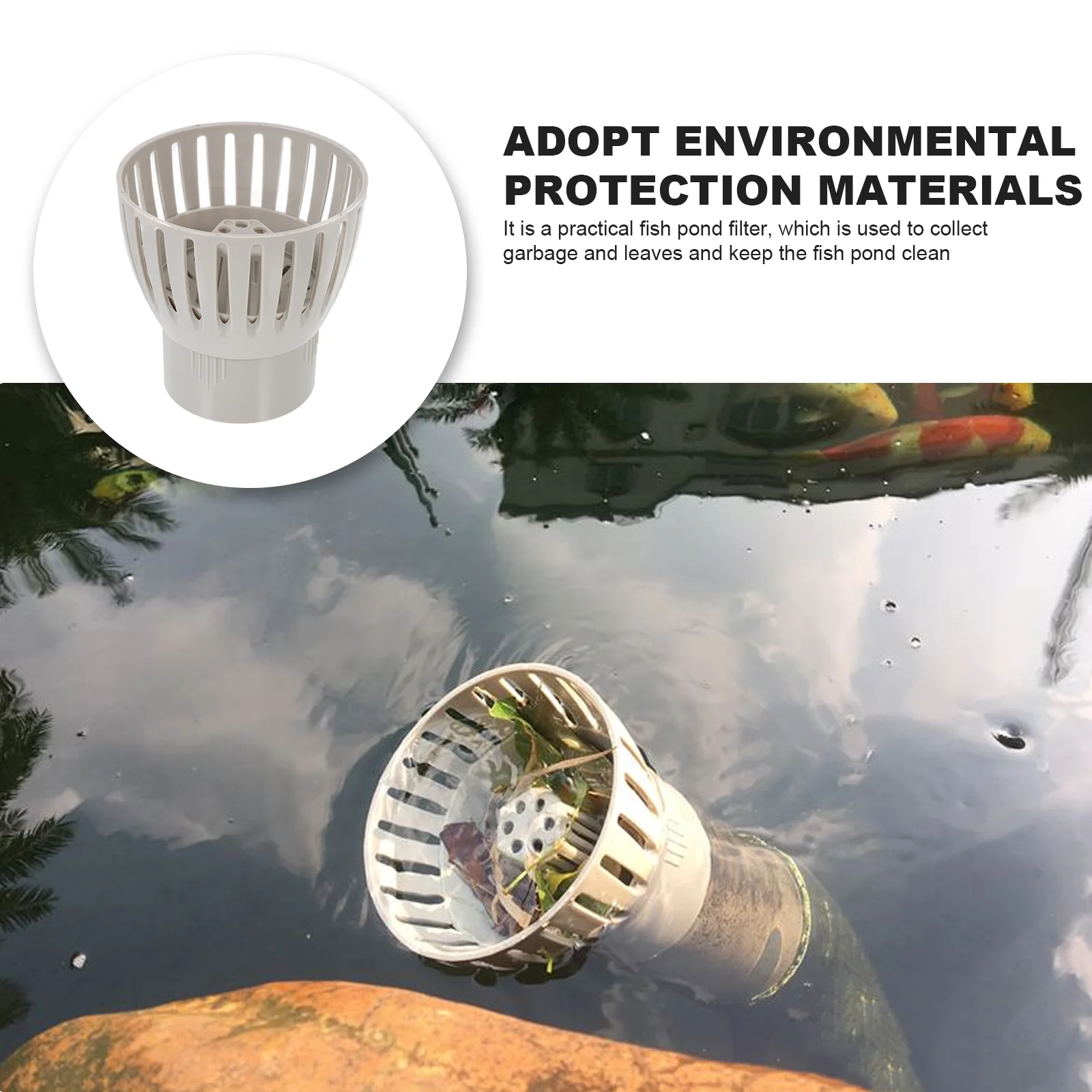 Filter Seafood Pond Permeable Cover Fish Tank Supply Water Net Purification Device Abs Drain Controller Leaf Collector
Filter Seafood Pond Permeable Cover Fish Tank Supply Water Net Purification Device Abs Drain Controller Leaf Collector