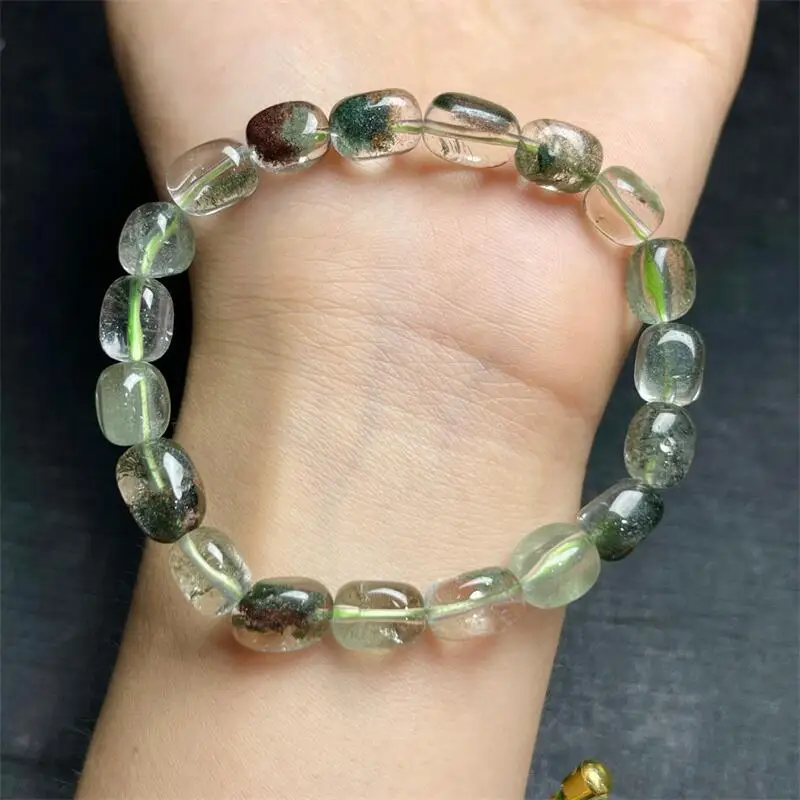 Natural Freeform Green Garden Quartz Bracelet Women Beautiful Colorful Crystal Energy Healing Fashion Gemstone Jewelry 1PCS
Natural Freeform Green Garden Quartz Bracelet Women Beautiful Colorful Crystal Energy Healing Fashion Gemstone Jewelry 1PCS