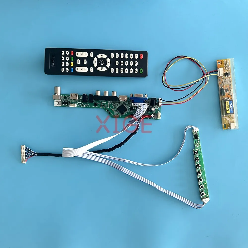 LCD Controller Driver Board Fit N154Z1 N154Z3 LTN154MT02 Kit DIY VGA+HDMI+AV+USB+IR 30 Pin LVDS Screen TV Analog 1680*1050 1CCFL
LCD Controller Driver Board Fit N154Z1 N154Z3 LTN154MT02 Kit DIY VGA+HDMI+AV+USB+IR 30 Pin LVDS Screen TV Analog 1680*1050 1CCFL