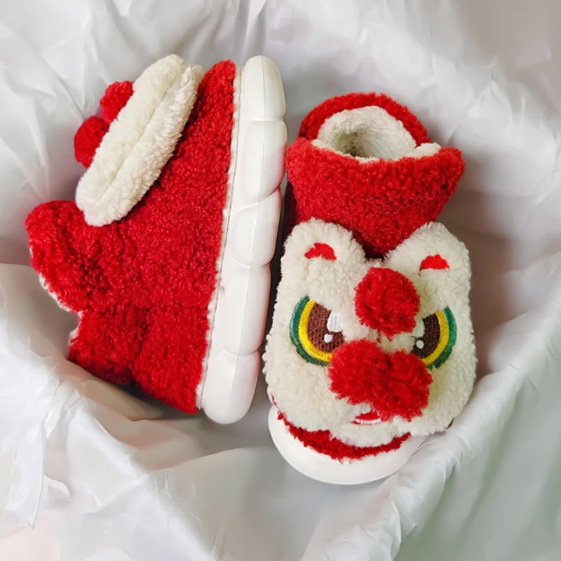 Men High-top Lion Cotton Slippers Winter Home Indoor Warm Non-slip Round Head Flats Couple Soft Bottom Comfortable Cotton Shoes
Men High-top Lion Cotton Slippers Winter Home Indoor Warm Non-slip Round Head Flats Couple Soft Bottom Comfortable Cotton Shoes